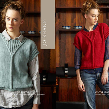 Jo Sharp Vee Vest Knitting Pattern