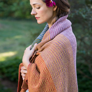 Farm-to-Skein Colorwork Throw