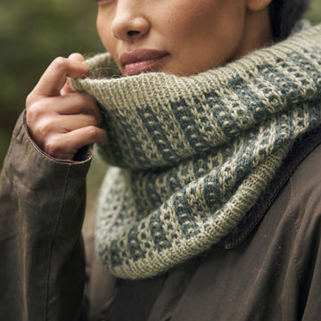 Column Cowl Knitting Pattern