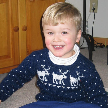 #01 Sheep & Reindeer Sweaters- child's sweaters