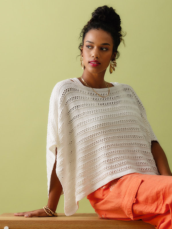 Marbella Poncho Cape Knitting Pattern