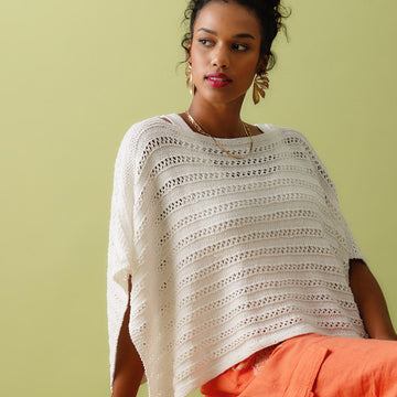 Marbella Poncho Cape Knitting Pattern
