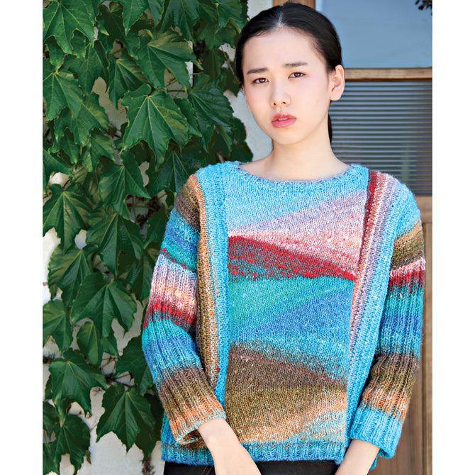 Noro Short Row Sweater Jumper Knitting Pattern