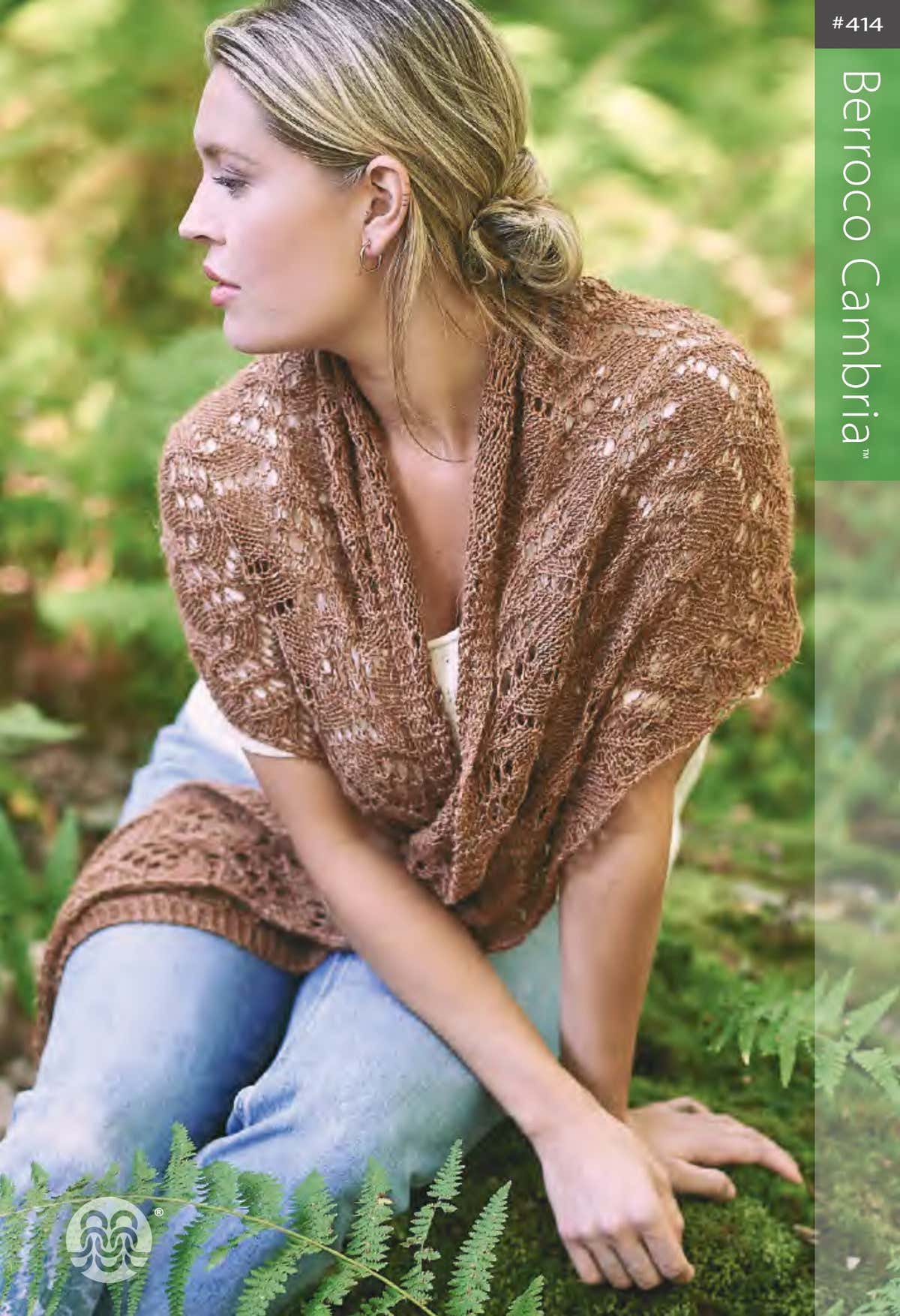 Berroco Cambria Cape Knitting Pattern