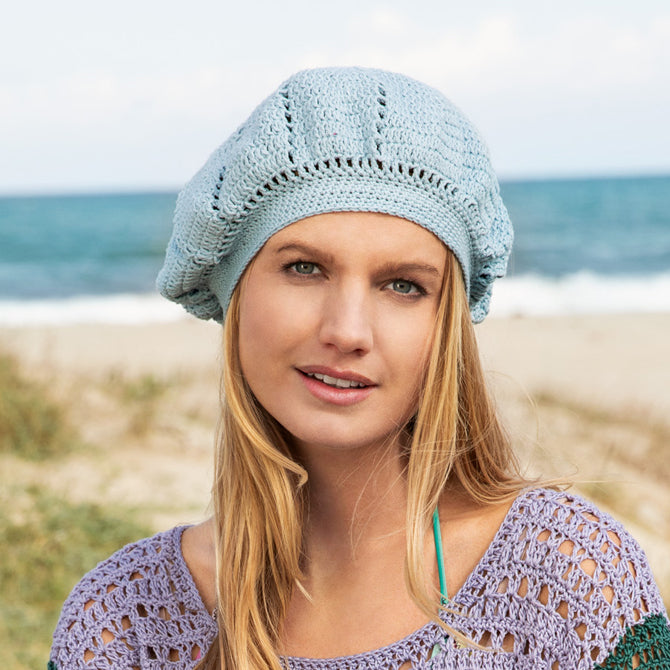 Lana Grossa Beret Hat Crochet Pattern