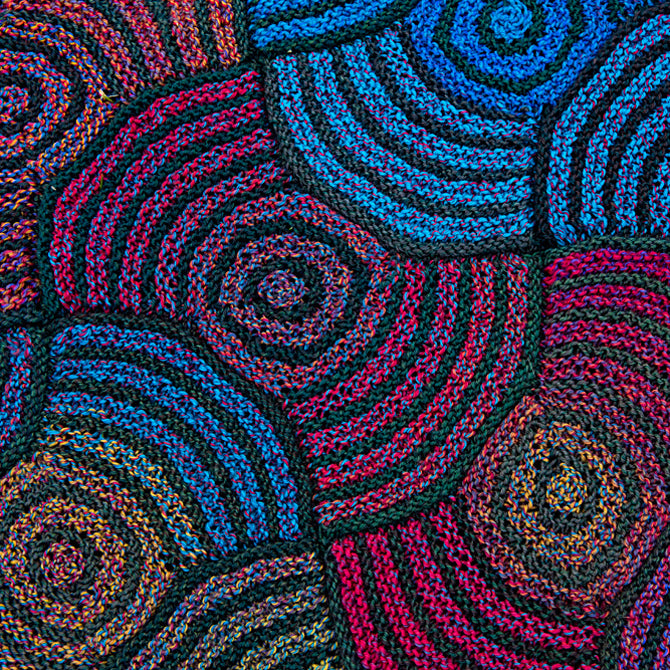 Jojoland Sinuous Blanket Knitting Pattern