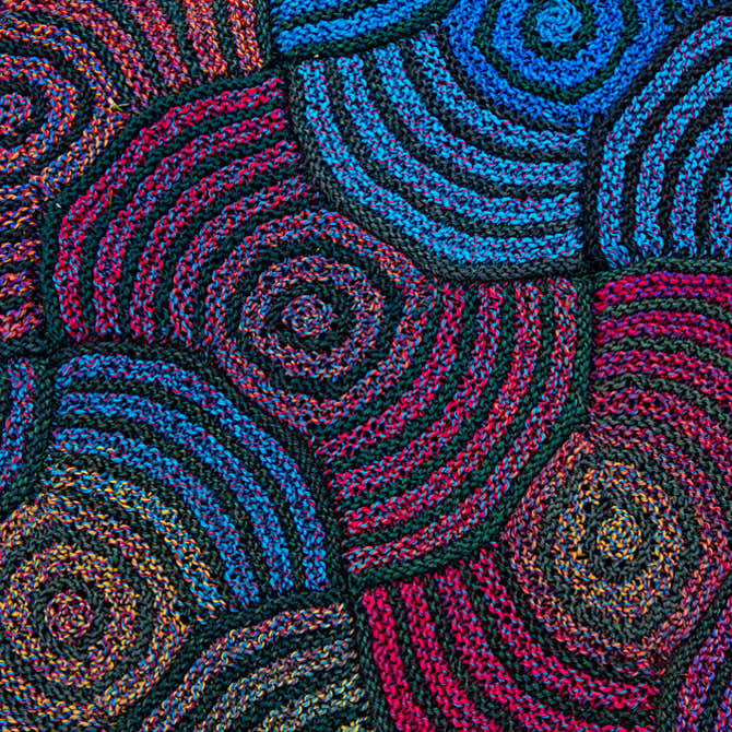 Jojoland Sinuous Blanket Knitting Pattern