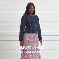 Debbie Bliss Embroidered Flowers Cardigan Knitting Pattern