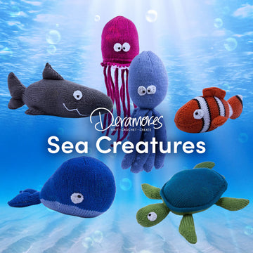 Deramores Sea Creatures Toy Knitting Pattern