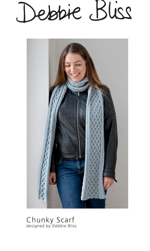 Debbie Bliss Chunky Scarf Knitting Pattern