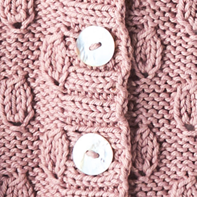 Sirdar Leaf Cardigan and Pullover Knitting Pattern