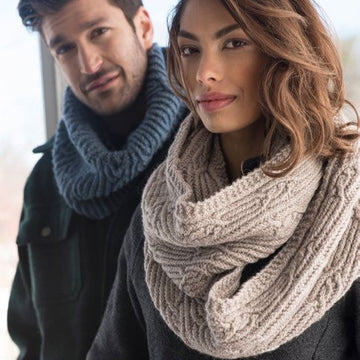 Pilot Short and Long Cowls Knitting Pattern