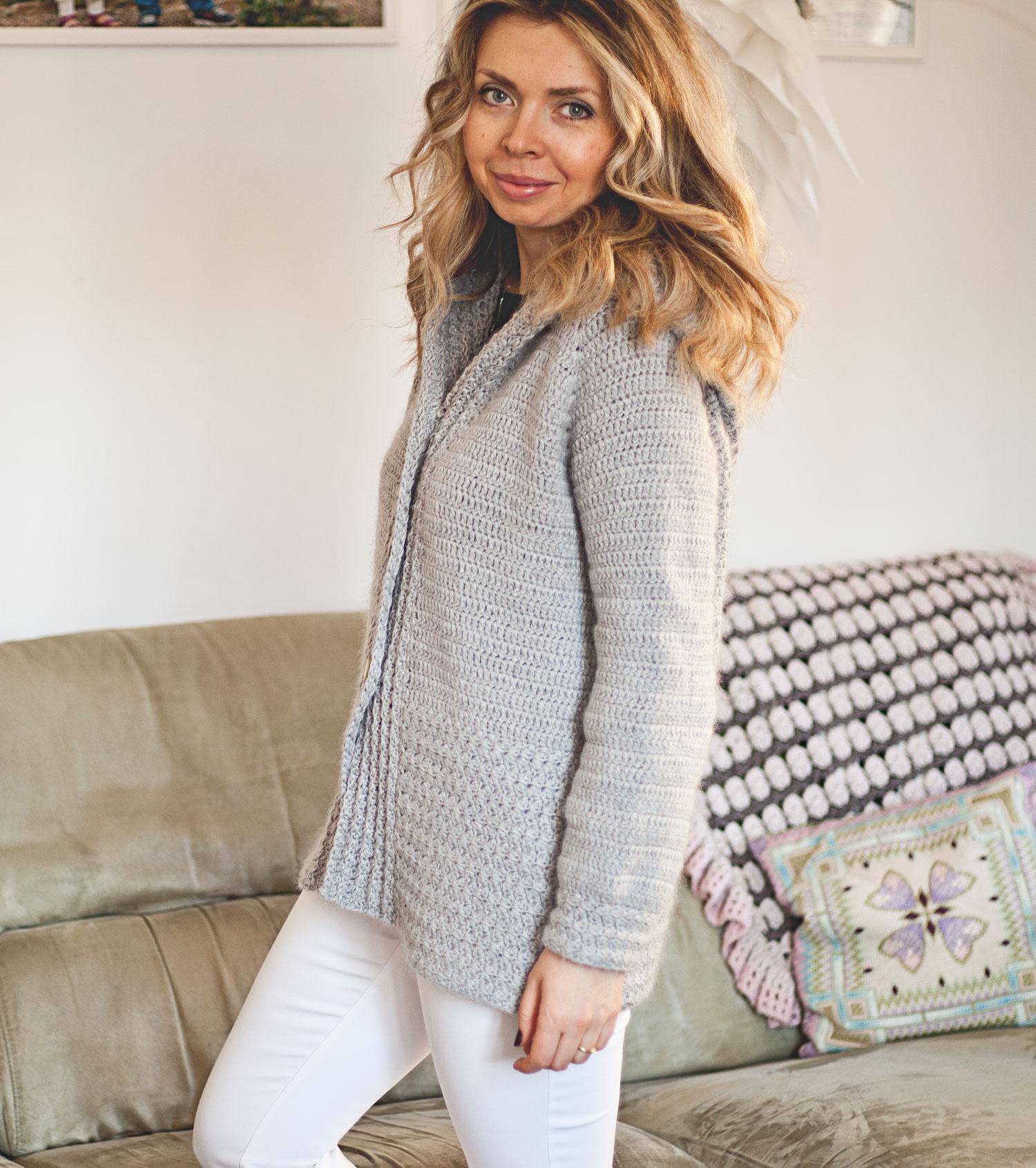 Mama Bear Hooded Cardigan