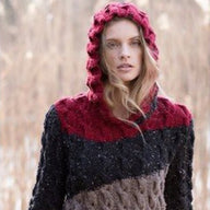 Tahki Yarns Farmhouse Hoodie Knitting Pattern