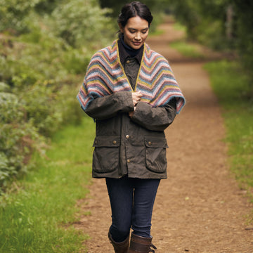 Wave Shawl Wrap Knitting Pattern