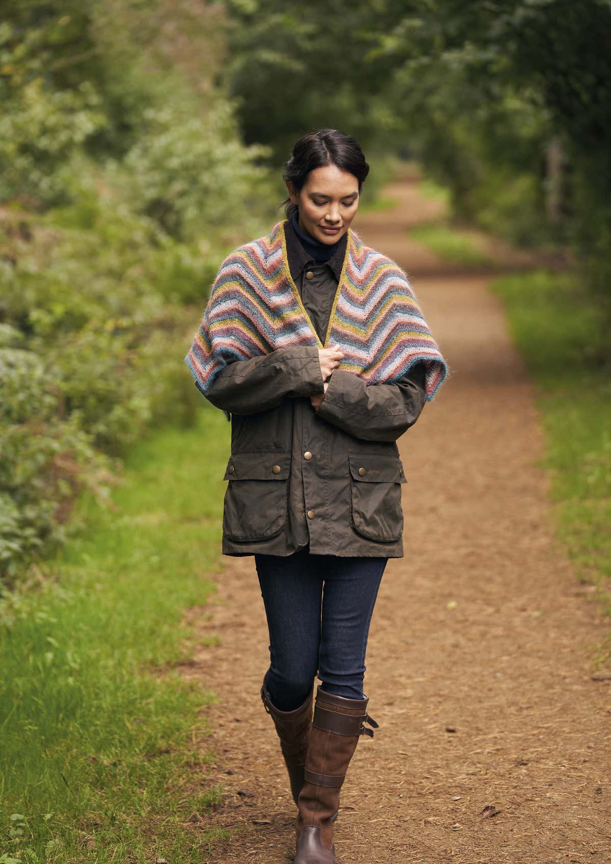 Wave Shawl Wrap Knitting Pattern