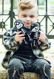 Mr. & Mrs. Skeleton Toy Crochet Pattern