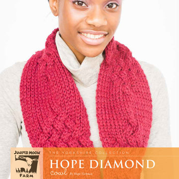 Hope Diamond Cowl Knitting Pattern
