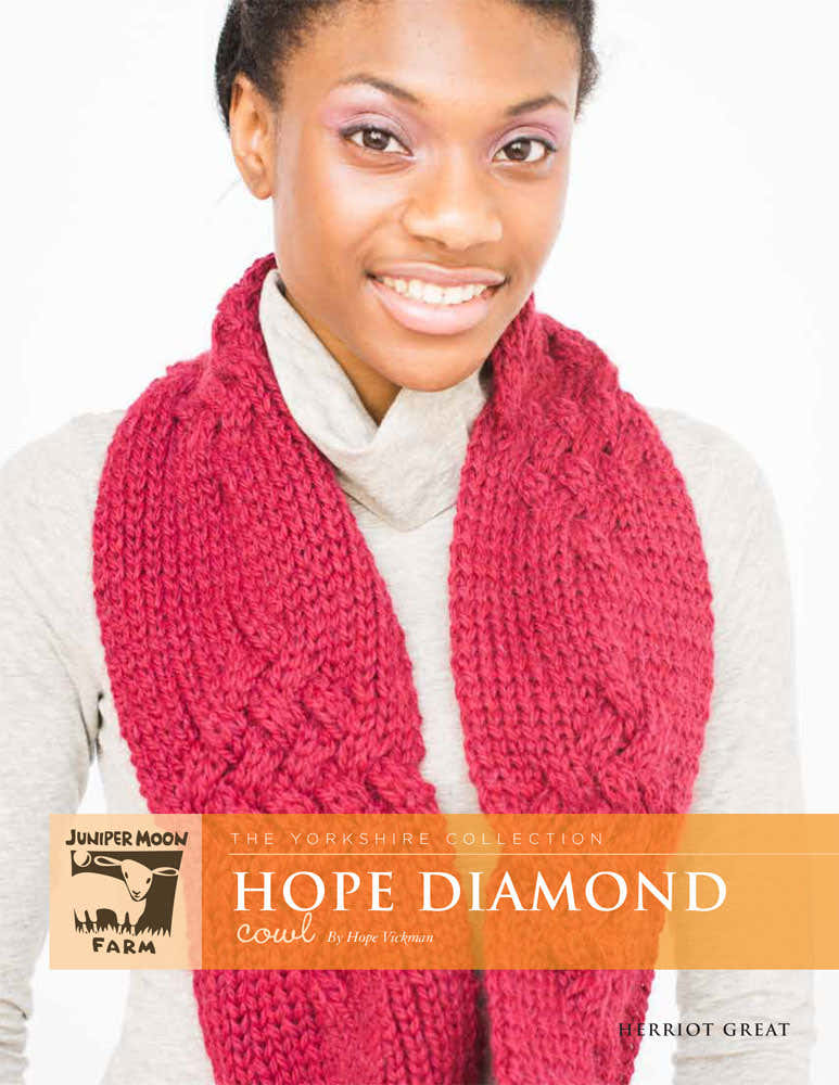 Hope Diamond Cowl Knitting Pattern