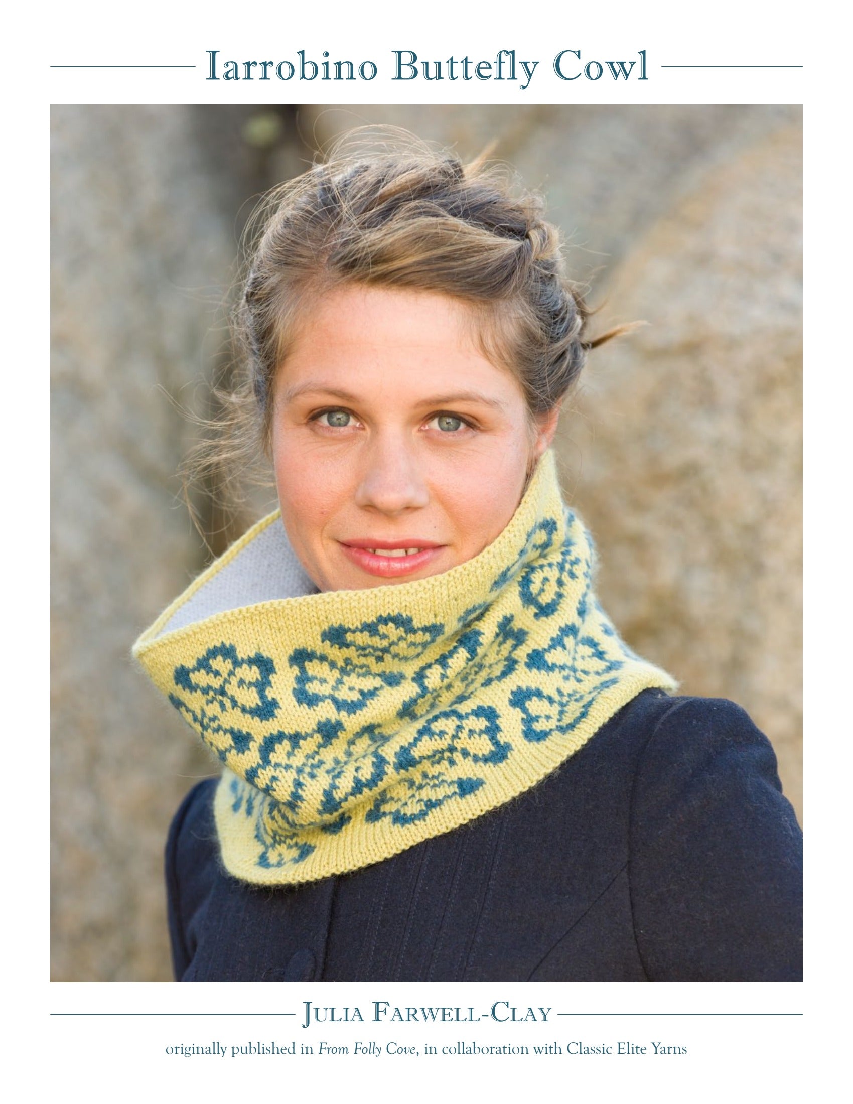 Classic Elite Yarns Viewpoints From Folly Cove - Iarrobino Butterfly Cowl