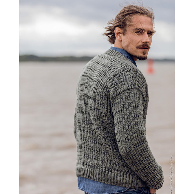 Lana Grossa M Cardigan Knitting Pattern