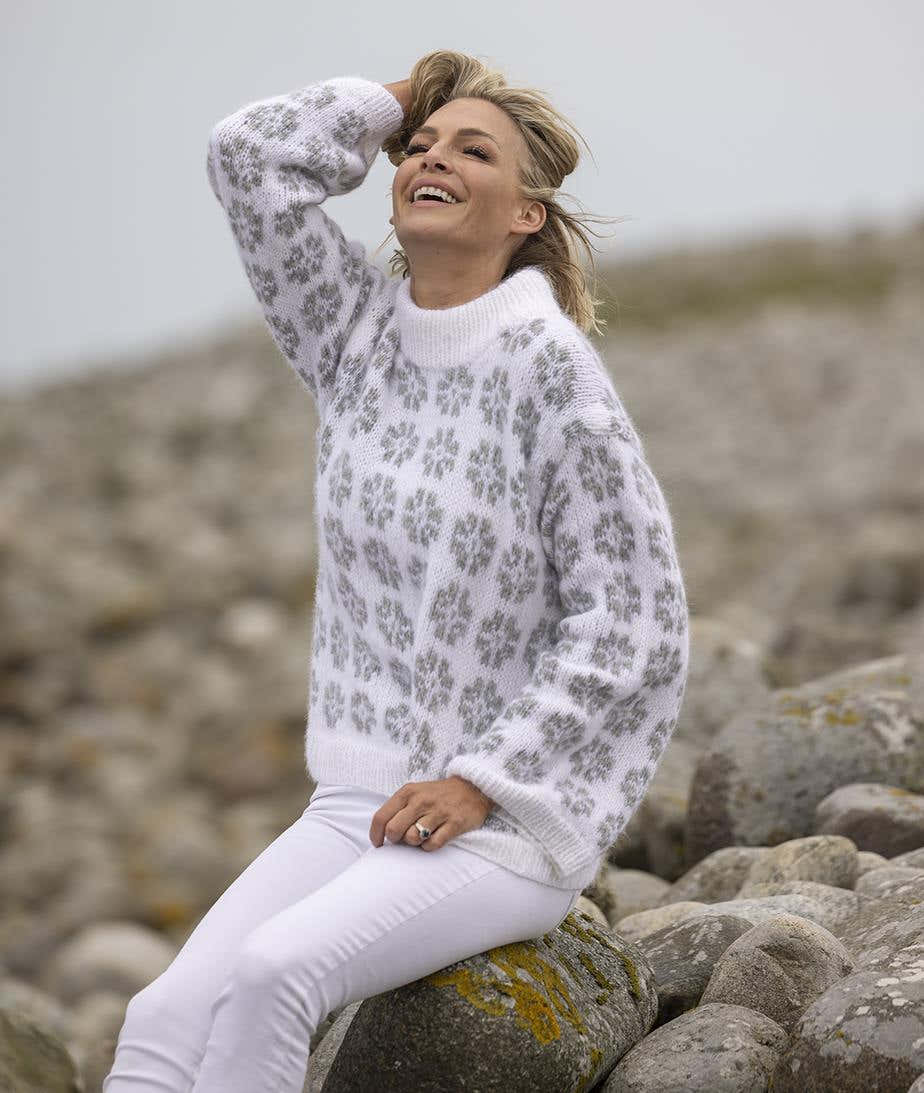 Blome Sweater in Viking of Norway Alpaca Bris PDF
