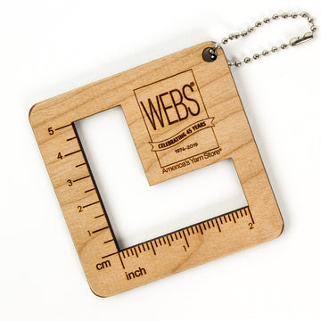 Katrinkles 2" Gauge Swatch Ruler