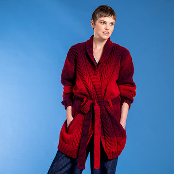I Love Hue Longline Cardigan - Free Knitting Pattern Pattern