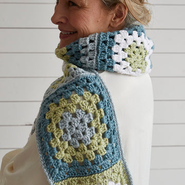 Debbie Bliss Festival Crochet Scarf PDF (Free)