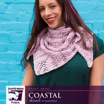 Juniper Moon Farm Coastal Wrap Knitting Pattern
