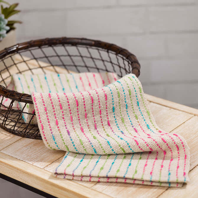 Valley Yarns #197 Polka Dot Towel