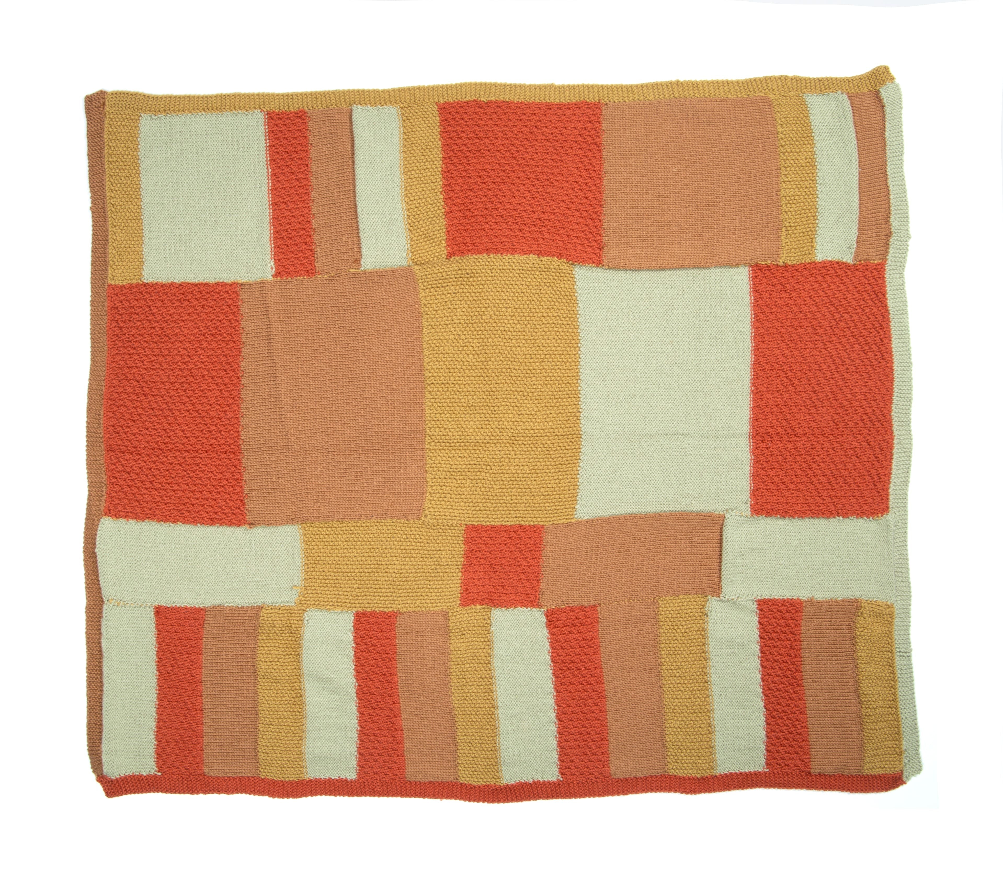 Deramores Patchwork Throw and Cushion Knitting Pattern
