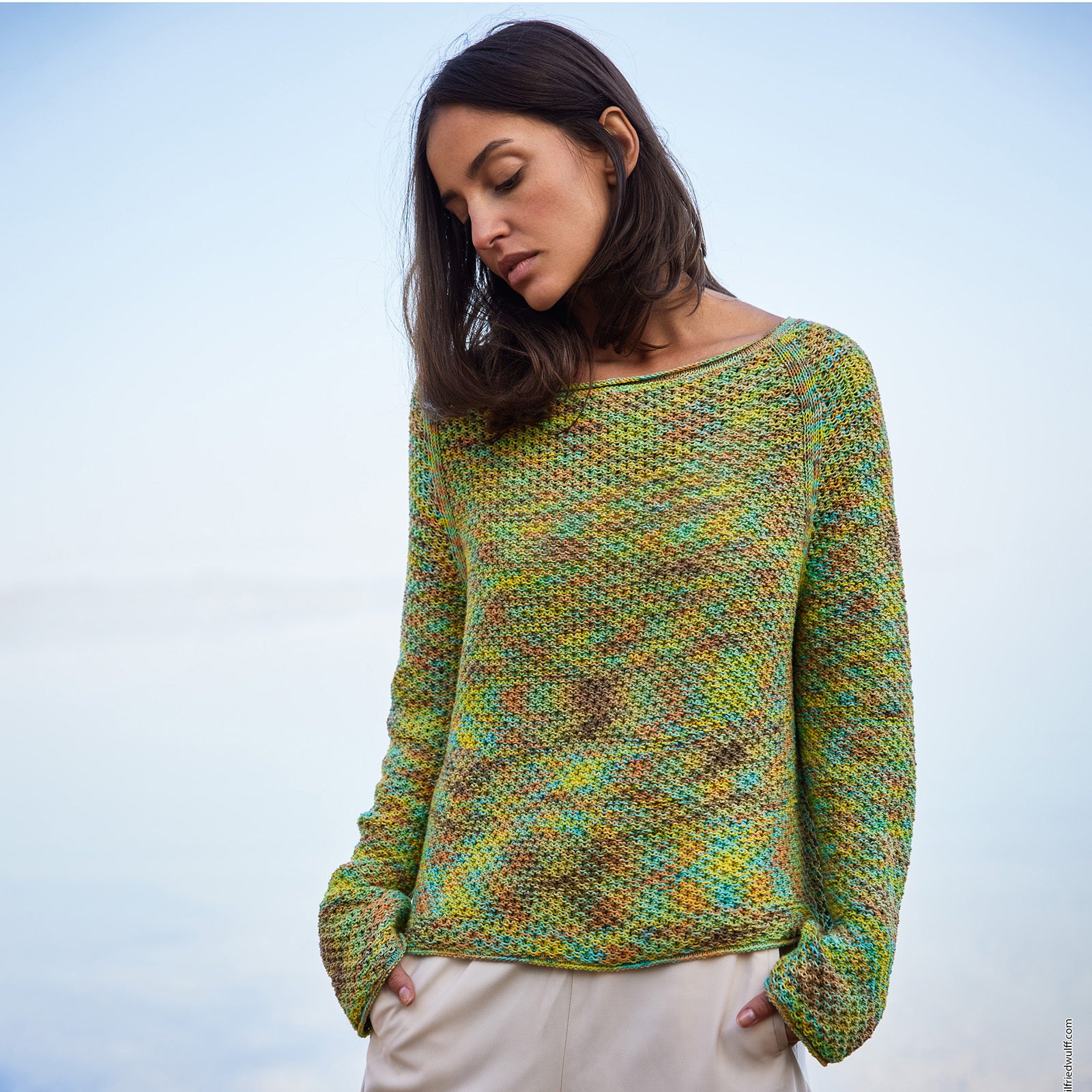 Lana Grossa 08 Pullover Jumper Knitting Pattern