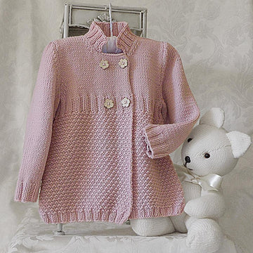 Little girls three quarter length double breasted coat/jacket - P052