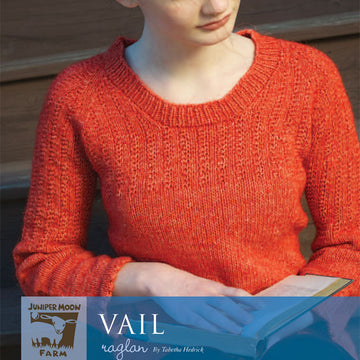 Vail Raglan Sweater Jumper Knitting Pattern