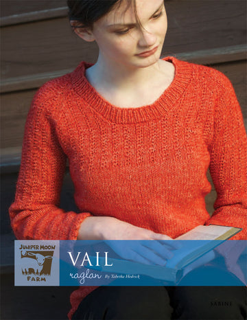 Vail Raglan Sweater Jumper Knitting Pattern
