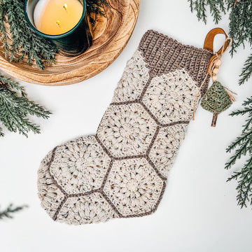 Hexagon Granny Stocking