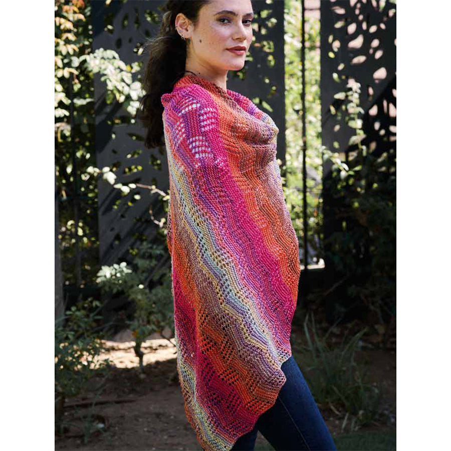 Trendsetter Yarns W Nuance - Angled Box Stitch Sideway Triangle or Wrap