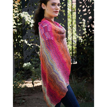 Trendsetter Yarns W Nuance - Angled Box Stitch Sideway Triangle or Wrap
