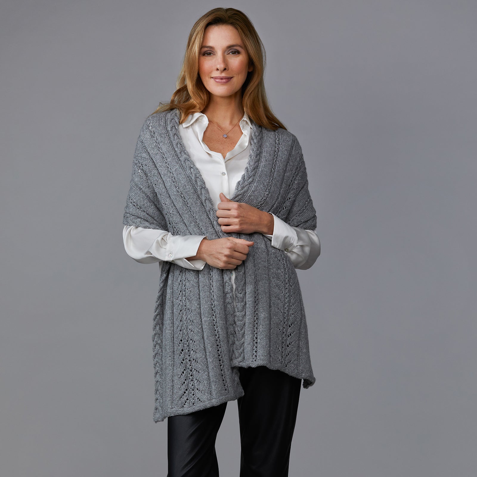 Stacy Charles Fine Yarns Oakleigh Wrap Knitting Pattern