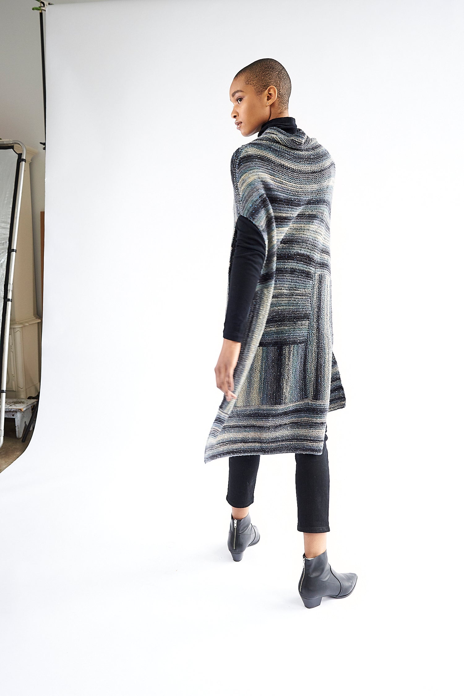 Marjoram Poncho Cape Knitting Pattern