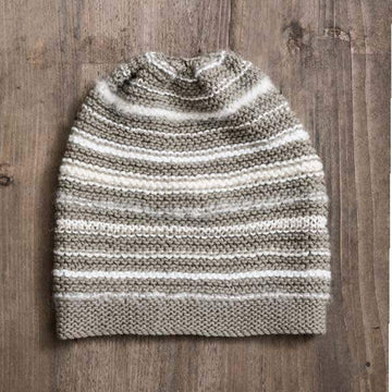 Quintessential Slouch Hat in Blue Sky Fibers Skinny Cotton, Alpaca Silk, Brushed Suri, Extra & Suri Merino -
