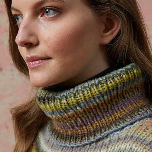 Lang Cape with Collar Accessory Knitting Pattern