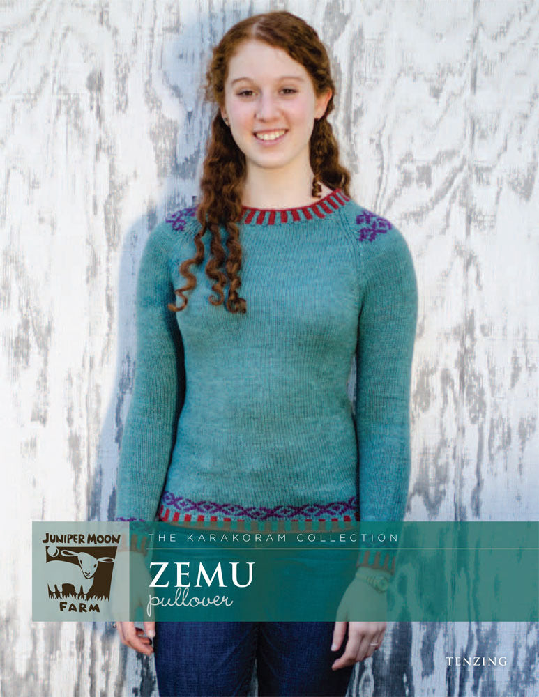 Zemu Pullover Jumper Knitting Pattern
