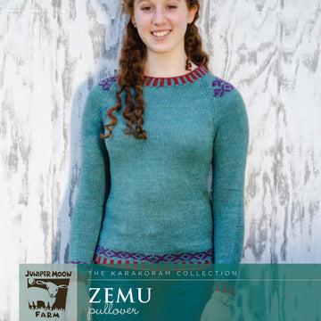 Zemu Pullover Jumper Knitting Pattern