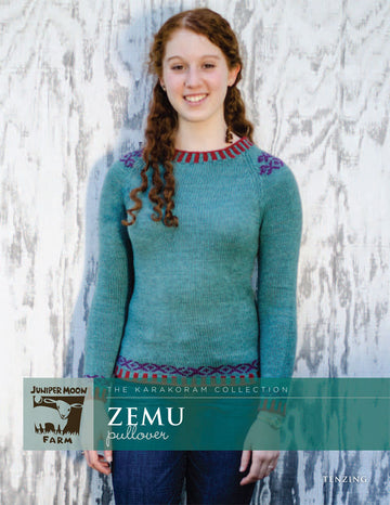 Zemu Pullover Jumper Knitting Pattern