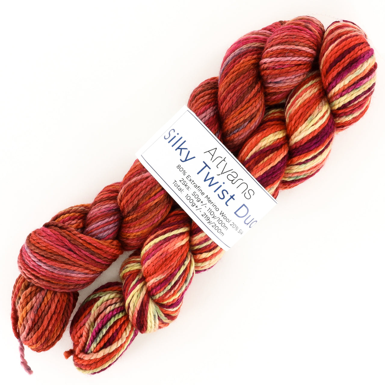 Artyarns Silky Twist Duos Yarn - Merino Wool Chunky