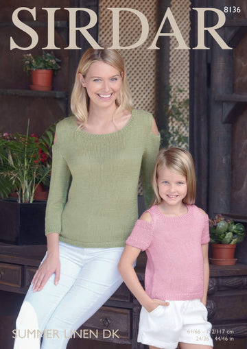 Sirdar 8136 Tops PDF