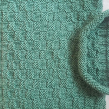 #28 Basketweave Pullover- Child & Adult Sweater