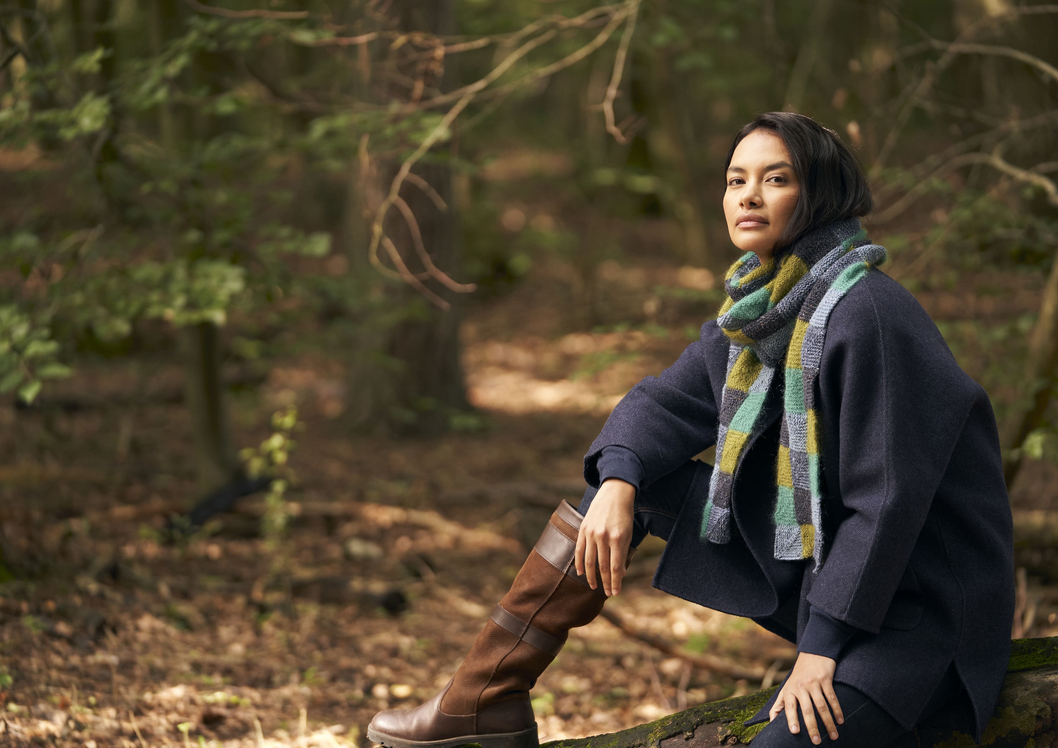 Patchwork Scarf Knitting Pattern